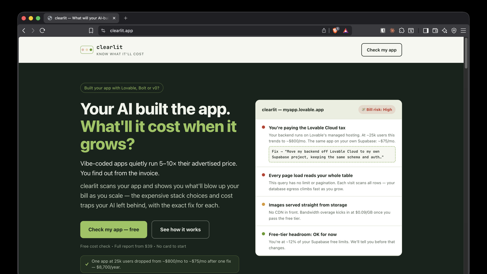 clearlit screenshot